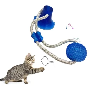 Interactive PetToy Ball Interactive Cat Toys for Indoor Cats with Tail Cat Enrichment Dog Toys for Pet to Keep Them Busy