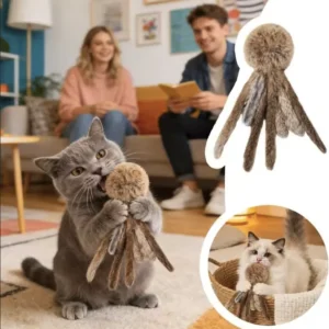 Interactive Plush Cat Toys Factory Price Rabbit Fur Octopus Luxury Cartoon Teeth Cleaning Soft Classic Pet Dog Chew Toy