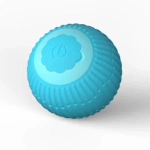 Interactive Smart Silicone Simple Rolling Pet Toy Automatic USB Rechargeable Ball for Cats and Dogs