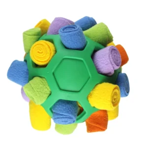 Interactive Sniff Puzzle Toy for Dogs Bite Resistant Squeak Food Feeder Ball New Pet Toy