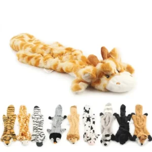 Interactive Squeaky Dog Chew Toy Popular Plush Pet Squeak Toys Without Stuffing
