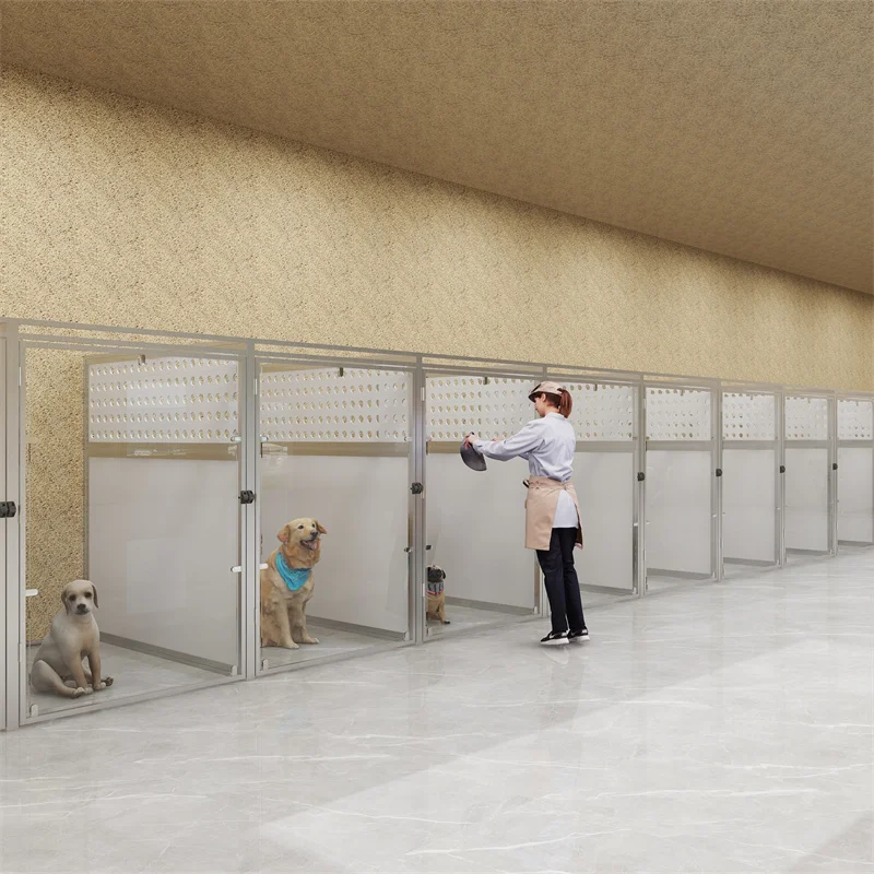 Iron Dog Kennels Large Outdoor Dog House Outdoor Large 3X4 Dog Kennel