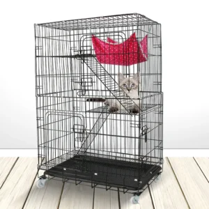Iron Wire Pet Kennel Dog Cage Large Cat Cages
