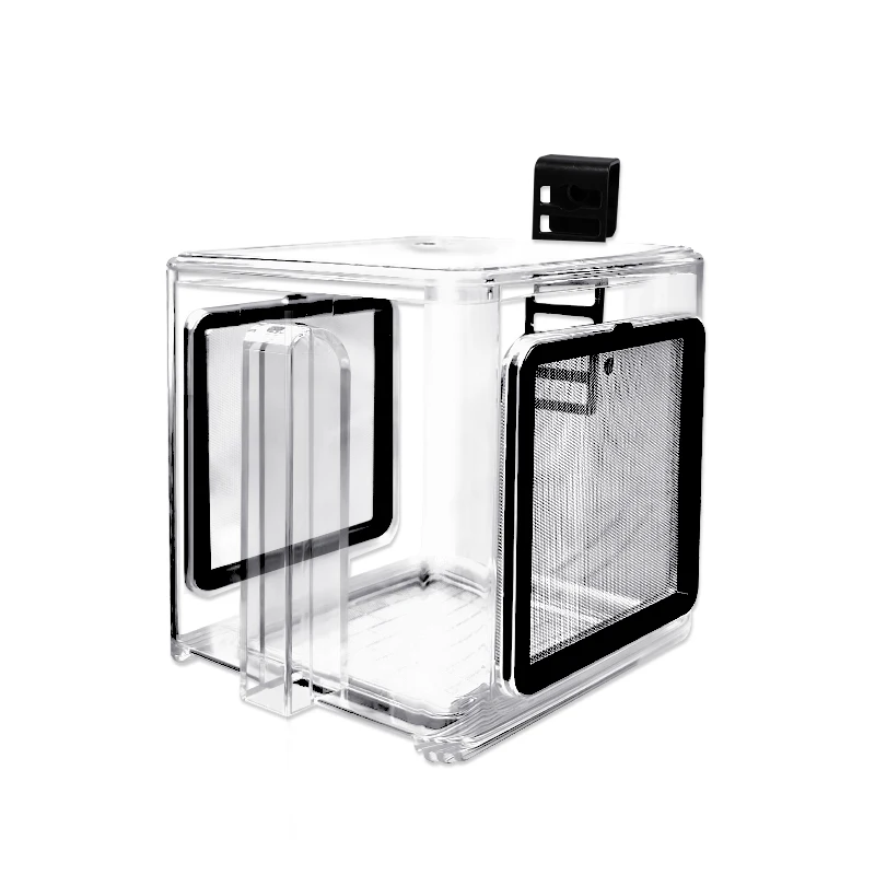 Isolation Box Fish Tank Accessories Aquarium Equipment Small Fish Protection Acrylic Material Air Pump Oxygen Boost