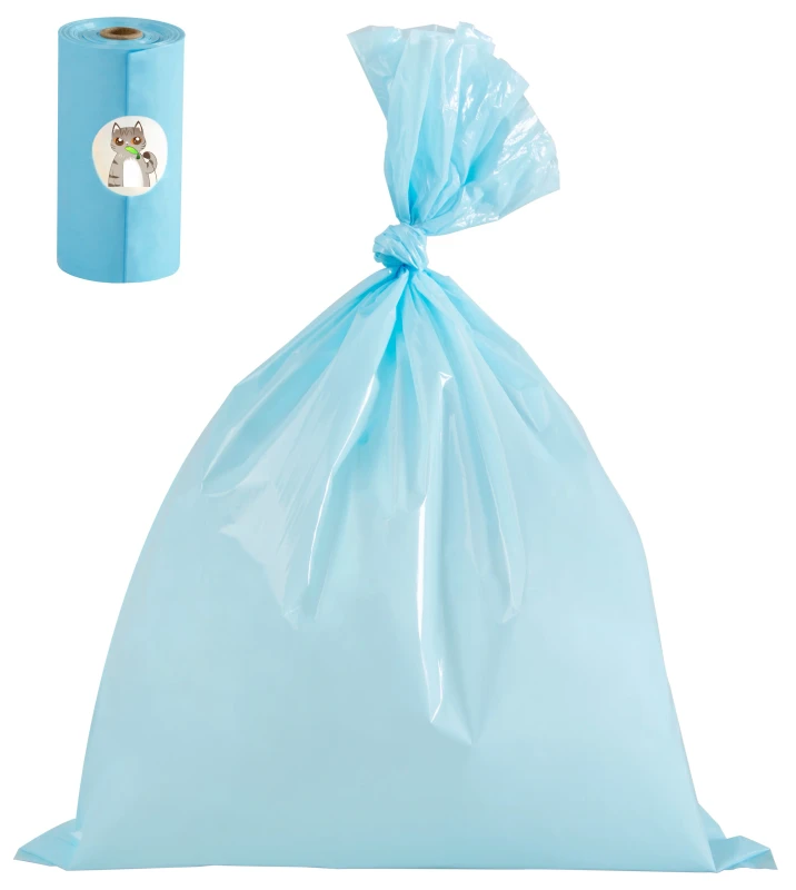 Japanese EVOH High Barrier PET Seal Bag BPA Free Side Gusset Durable Heat Seal Handle for Cat Dog Feces Disposal Baby Diaper