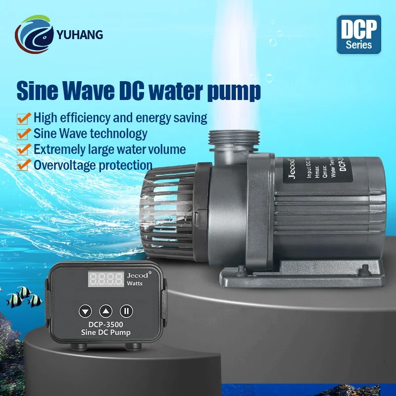 Jebao DCP Silent Submersible Pump Aquarium Accessories for Fish Tank and Sea Water Water Pump Fish Pond Fish Farming