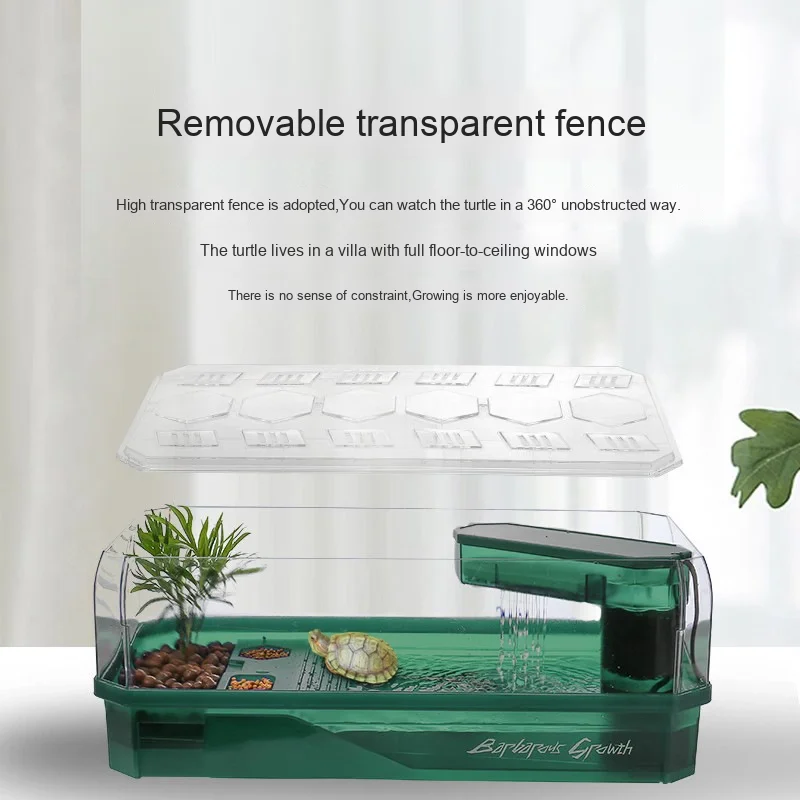 Jeneca Best Selling High Quality Plastic Turtle Tanks and Houses Reptile & Amphibian Supplies