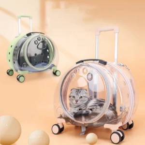 Joypet Outdoor Backpack Pet Carrier Dog Cat Carrier With Wheels Pet Trolley Portable Pet Carrier