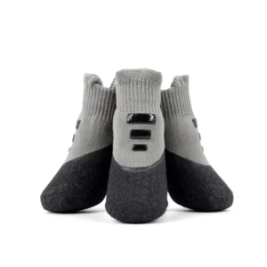 Joysing Environmental Protection Pet Socks Shoes Breathable Latex with Anti-Slip Rubber Solid Pattern