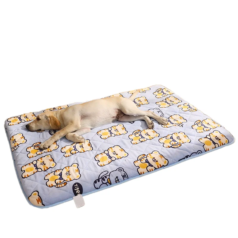 Kennel Eco friendly Four Seasons Universal Golden Retriever Medium Large Dogs Sleeping Dog Cushion Pet Dog Bed Sofa Cool Feeling