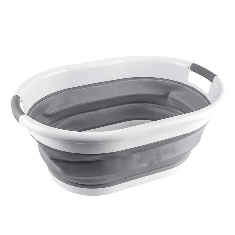 Kids Pet Bath Rugged Collapsible Sand Bucket PP TPR Water Pail Food Grade Foldable Collapsible Silicone Folding Bucket