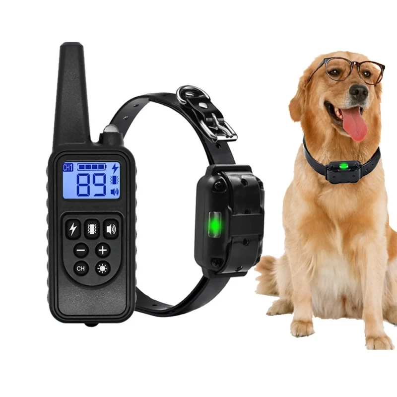 LCD Dog Training Collar Remote Control Pet Bark Stopper Waterproof Beep Shock Electric Training Collars for Dogs