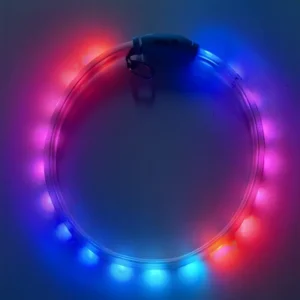 LED Lights Dog Pets Collars Glow in Night Pet Dog Cat Puppy Safe Led Luminous Flashing Necklace Pet Supplies