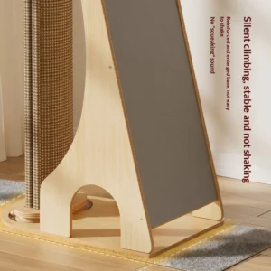 Large All-in-One Cat Tree with Cat Scratcher Board & Scratching Post Waterproof Wear-Resistant Cat Condo with Jumping Platform