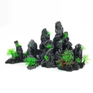 Large Aquarium Decorations for Fish Tank Aquarium Ornament Aquatic Caves Hide Hut