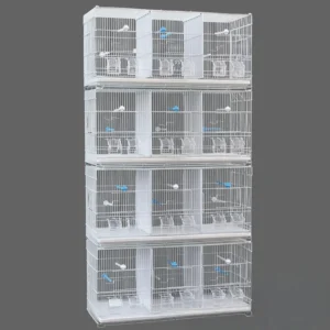 Large Bird Cage 1821# Separated Wired Myna Breeding Carrier for Parrot and Pet Birds