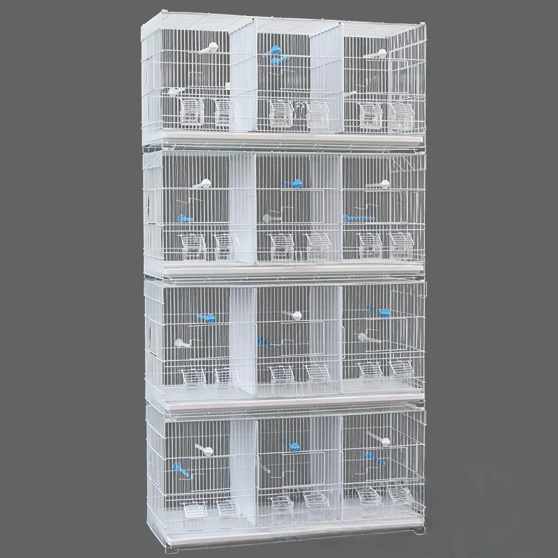 Large Bird Cage 1821# Separated Wired Myna Breeding Carrier for Parrot and Pet Birds