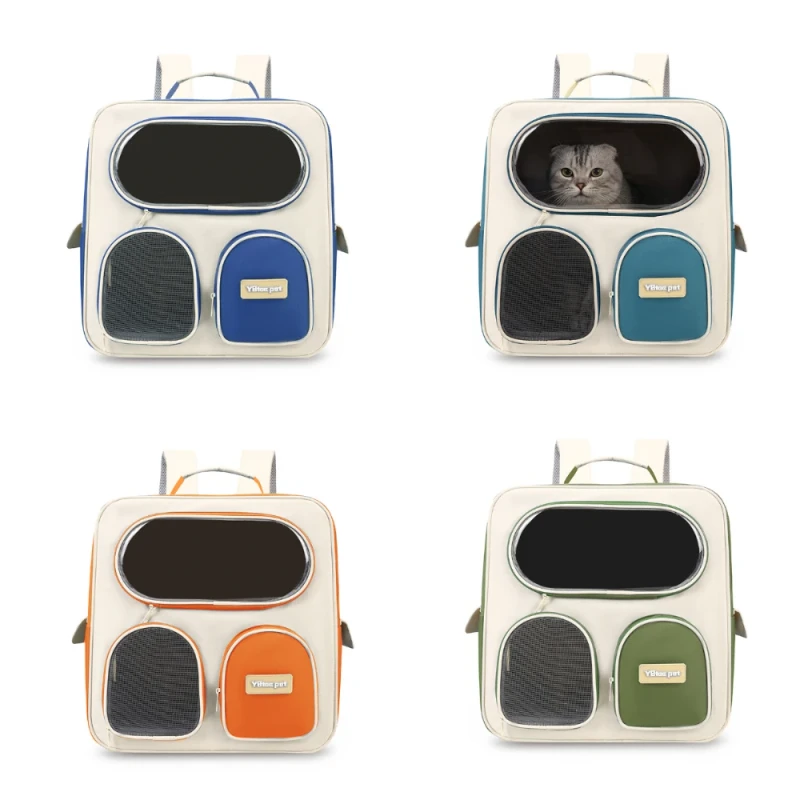 Large Capacity Multifunctional Rolling Pet Carrier Outdoor Travel Small Cat Dog Oxford Cloth Bolso Mascota OEM & ODM