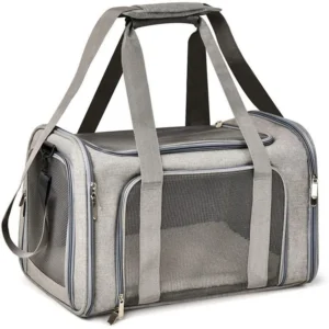 Large Capacity Pet Carrier Bag High Quality Durable Expandable Airline Approved Cat Bag Pet Cages Carrier for Travel