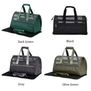 Large Capacity Pet Expansion Portable Foldable Soft Carrier Handbag Airlines Approved Dog Cat Travel Carrier Luxury Bags