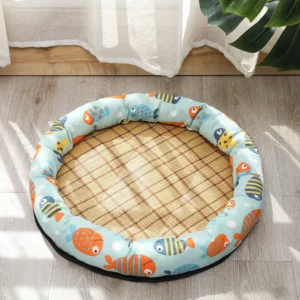 Large Cat Tunnel Bed Cat Bed Pop up Cat Toys Fleece Soft Winter Use or Cool Summer Mat Bed for Dogs