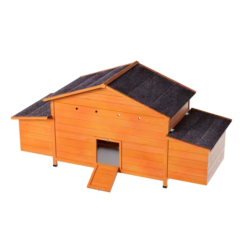 Large Chicken Coop Waterproof Wooden Outdoor Pet House Furniture Wooden Outdoor Chicken Coop