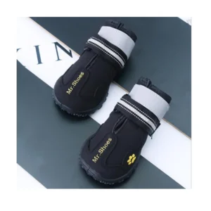 Large DIY Winter Running Sport Hiking Shoes Waterproof Cotton Pet Boots for Greyhounds Classic Solid Outdoor Dog Rain Shoes