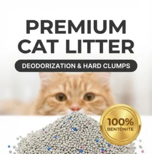 Large Discounts Eco Friendly Antibacterial Ball Shaped Bentonite Cat Litter Low Dust Fast Clumping