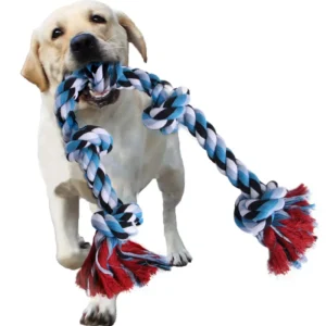 Large Dog Golden Retriever Labrador Polygonal Dog Bite resistant Stick Rope Dog Chew Toy