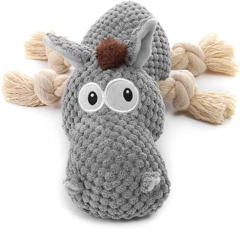Large Dog Squeaky Toys Stuffed Animal Dog Plush Toy for Puppy