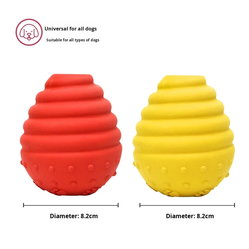 Large Durable Food Dispensing Ball Toy Interactive Pet Boredom Reliever Self Entertainment Teeth Grinding for Dogs Chew Toys