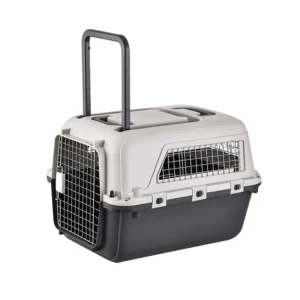 Large IATA Airline Approved Pet Transporter Crate Cage Plastic Cat Carrier Pet Dog Travel Crate Transport Box