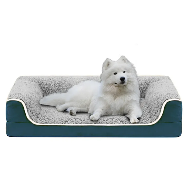 Large Medium Dog Sofa Bed Cat Bed Polyester Material Indoor Use Source Factory Pet Supplies Nest