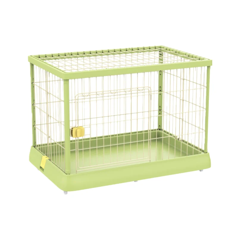 Large Metal Dog Cage Indoor Pet Crate With Tray Lockable Door and Multi Color Options