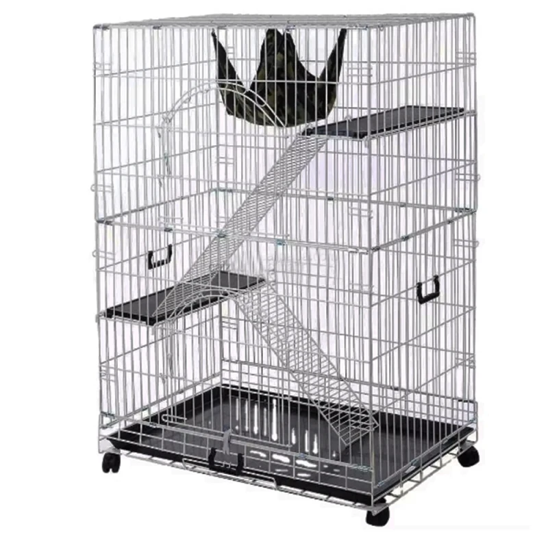 Large Metal Wire Stainless Steel Cat Cages Bird Breeding Cage Dogs House Pet Aviary for Sale