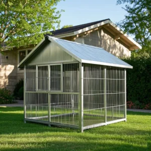 Large Modern Customized Metal Dog Cage by Manufacturers Outdoor Pet Furniture Detachable Cat and Dog House Wired Material