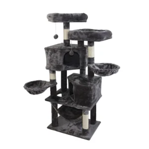 Large Multi-layer Cat Climbing Frame Cat Scratching Pile Luxury Plush Cat Climbing Tree