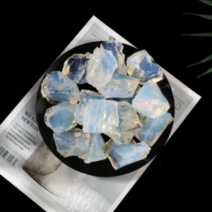Large Natural Opal Crystal Specimens White Healing Stones for Home Decor Aquarium Landscaping