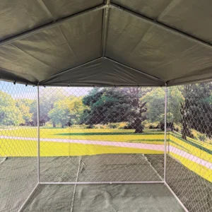 Large Outdoor Pet Playpen Heavy Duty Dog Kennel Cage with UV Protected Roof Welded Mesh Farm Fence Hot dip Galvanized Steel