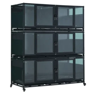 Large Pet Boarding Cage With Various Compartments for Cats Dogs Small Animals Pet Shop Display Cages Veterinary Dog Cage