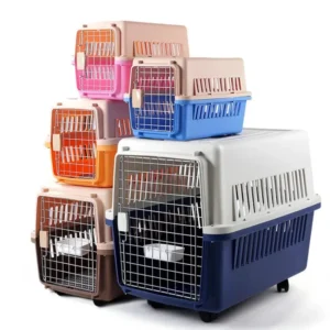 Large Pet Travel Cage with Wheels for Airline Transport