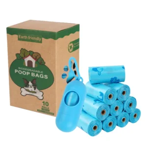 Large Private Label Disposable Plastic Scented Biodegradable Compostable Pet Trash Waste Dog Poop Bags for Dogs