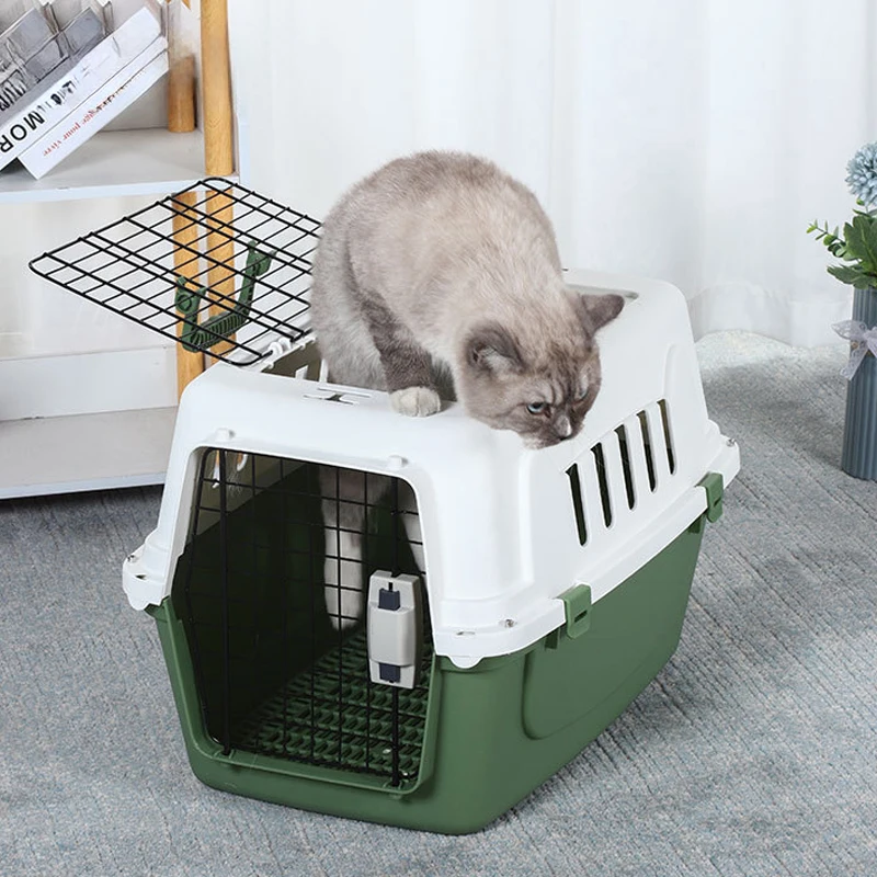 Large Size Pet Travel Carrier with Window Portable Pet Airline Approved Carrier Pet Supplies