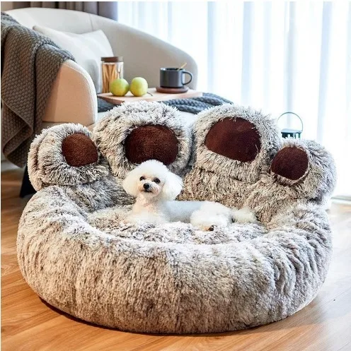 Large Size Round Cloth Material Dog House Pet Bed All Seasons Use No Assembly Required Manufacturer Direct Drop Shipping