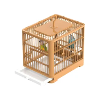 Large Space Portable ABS Material Eco friendly Foldable Bird Cage Breathable Viewing Window for Parrots Household Bird Supplies