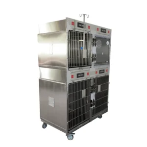 Large Stainless Steel Animal Cage Veterinary Clinic Animal Hospital Pet Animal Clinic Hospital Cage Movable Modular Cage