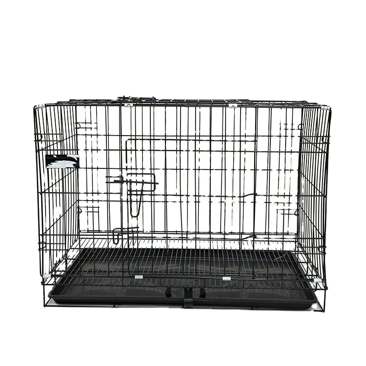 Large Steel Wire Mesh Roll Cages for Dog House Durable Pet Cage Powder Coated 50L Capacity