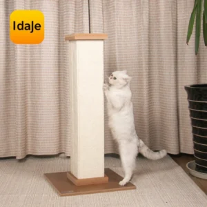 Large Tall Cat Scratching Post Ultimate Cat Scratcher with Jute Fiber Carpet Made Sisal Wood Basics Cat Trees Scratcher