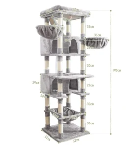 Large Tower Condo Furniture Scratch Post Pet House Play Cat Tree
