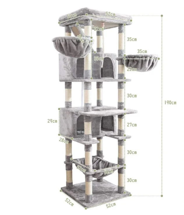 Large Tower Condo Furniture Scratch Post Pet House Play Cat Tree